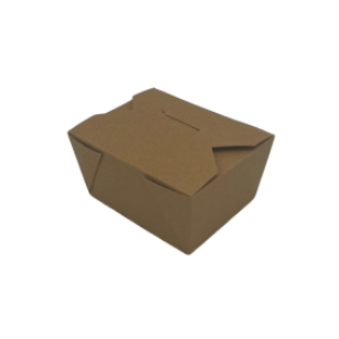 Faltbox eckig, braun 10,7x13x6,4 cm