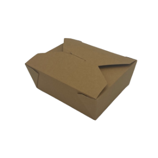 Faltbox eckig, braun 17,5x13x6,35cm
