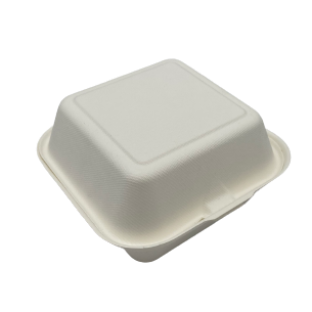 Hamburgerbox IP6 Bagasse — Gehlen Verpackungen GmbH
