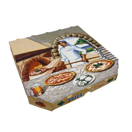 Pizzakarton 24x24x3cm, Treviso