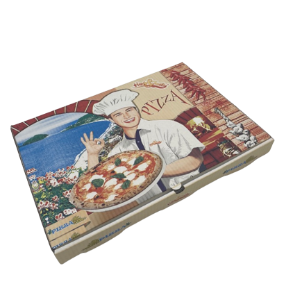 Pizzakarton 60x40x5cm, 4Farb